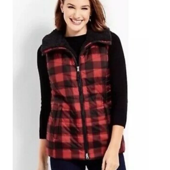 Talbots Jackets Coats Talbots Primaloft Sherpalined Plaid
